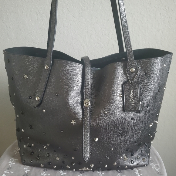 Rare Coach Star Rivets Market Tote Bundle! - Picture 2 of 16